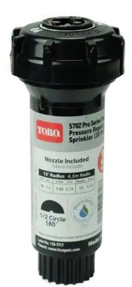 Photo 3 of 2 item bundle 
DIABLO 1/8 in. x 3/8 in. Carbide Straight Router Bit
Toro 570Z Pro 3 in. 15 ft. Half Circle Pop-Up Pressure-Regulated Sprinkler