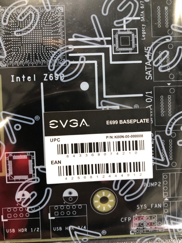 Photo 17 of EVGA Z690 Dark K|NGP|N, 121-AL-E699-KR, LGA 1700, Intel Z690, PCIe Gen5, SATA 6Gb/s, 2.5Gb/s LAN, WiFi6E/BT5.2, USB 3.2 Gen2x2, M.2, U.2, EATX, Intel Motherboard

-LOOKS LIKEEVERYTHING IS THERE 