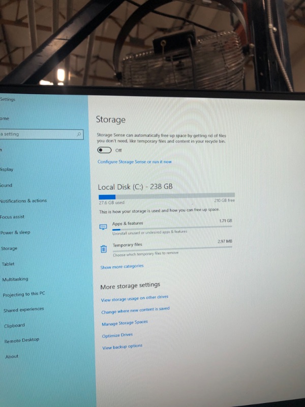 Photo 4 of Dell Optiplex 7050 | Small Form Factor | Intel 6th Gen i5-6500 | 16GB 2666MHz DDR4 | 256GB Solid State Drive SSD | Windows 10 Professional 

-POWERS ON 