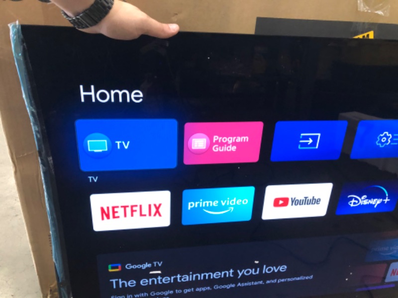 Photo 3 of Sony A90J 55 Inch TV: BRAVIA XR OLED 4K Ultra HD Smart Google TV with Dolby Vision HDR and Alexa Compatibility XR55A90J- 2021 Model

-MIGHT BE MISSING SOME HARDWARE FOR LEGS 
-POWERS ON 