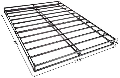 Photo 1 of Amazon Basics Mattress Foundation / Smart Box Spring for King Size Bed, Tool-Free Easy Assembly - 5-Inch, King
