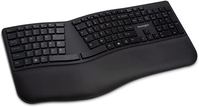 Photo 1 of Kensington Pro Fit Ergonomic Wireless Keyboard - Black (K75401US)
