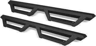 Photo 1 of (SCRATCHED; MISSING HARDWARE)  Armordillo USA AR Drop Step Bars - Matte Black Fits 2015-2018/2017-2018 Ford F-150 Super Duty, F-250/F-350/F-450 Super Cab
