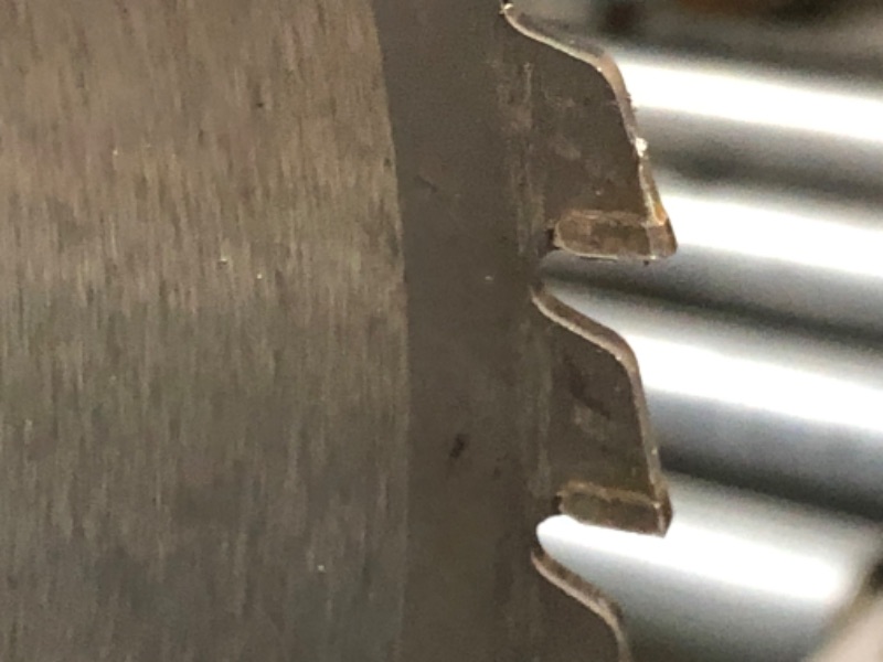 Photo 8 of (DAMAGED ADJUSTMENT/BLADE; MISSING MANUAL) Evolution Steel-Cutting Chop Saw 1/2 in Cut Cap. 1 450 RPM EVOSAW380
