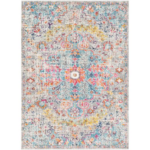 Photo 1 of 3'11" x 5'7" Harput HAP-1063 BLUE ARE RUG 