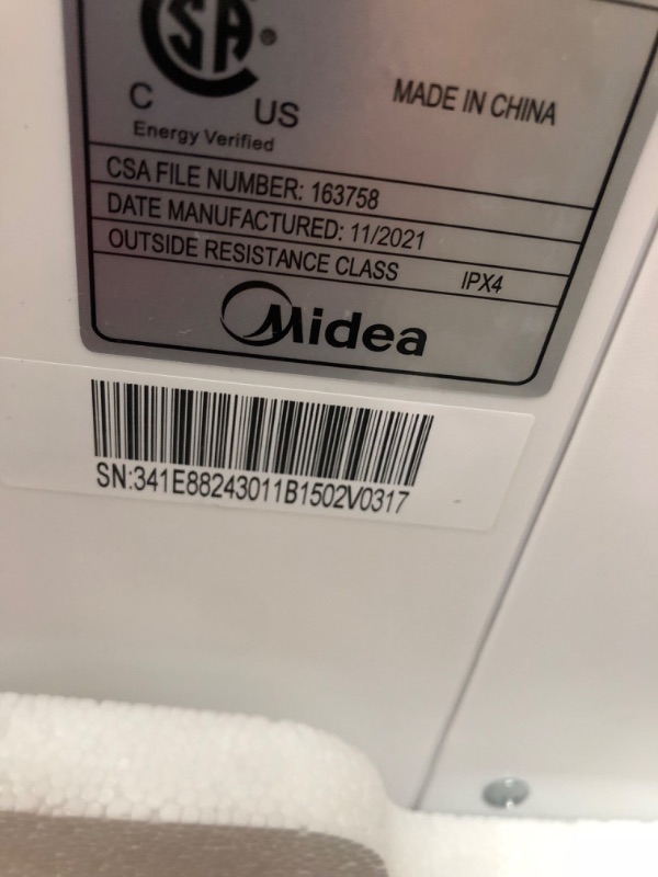 Photo 2 of (DENTED) Midea 8,000 BTU U-Shaped Inverter Window Air Conditioner WiFi, 9X Quieter, Over 35% Energy Savings ENERGY STAR MOST EFFICIENT