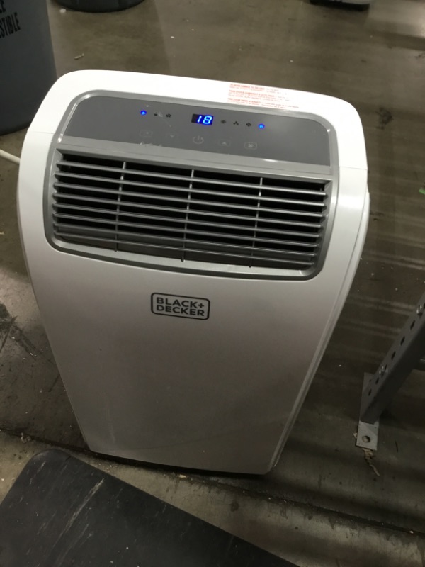 Photo 3 of BLACK+DECKER 8,000 BTU Portable Air Conditioner with Remote Control, White
