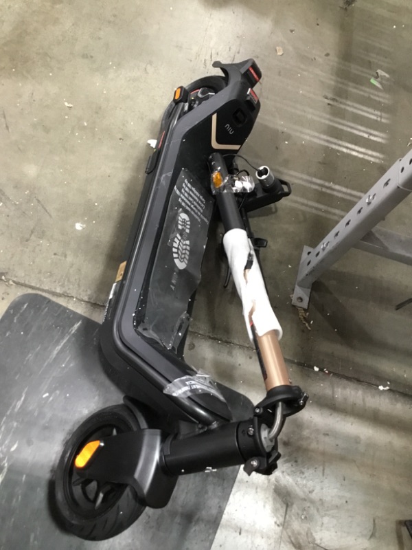 Photo 5 of (DAMAGED, DOES NOT FUNCTION)NIU Electric Scooter Adults - 31 Miles Long Range(KQi3 Sport Version, 25 Miles), Max Speed 20MPH(K3S Ver., 17.4MPH), Wider Deck, Rubber Tubeless Fat Tires, Portable & Folding E-Scooter, UL Certified
**BROKEN LATCH TO KEEP THE F