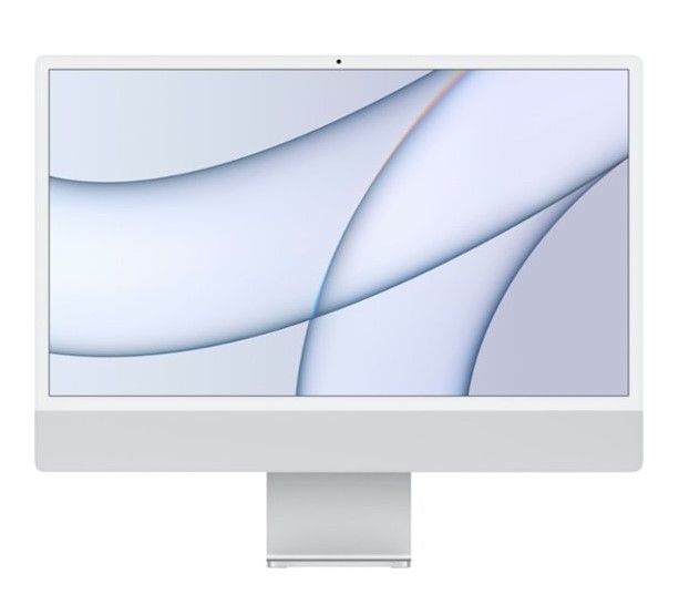 Photo 1 of APPLE 24" iMac® with Retina 4.5K display - Apple M1 - 8GB Memory - 256GB SSD (Latest Model) - Silver
