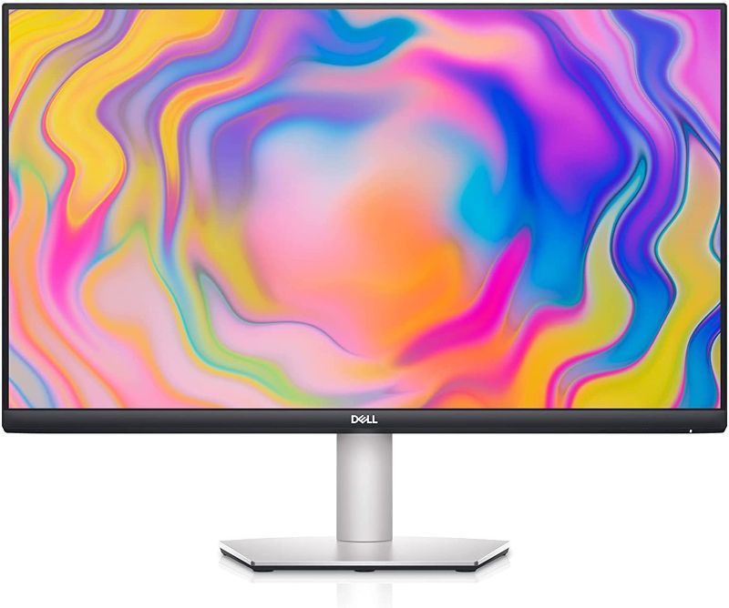 Photo 1 of Dell S2722QC 27-inch 4K USB-C Monitor - UHD (3840 x 2160) Display, 60Hz Refresh Rate, 8MS Grey-to-Grey Response Time (Normal Mode), Built-in Dual 3W Speakers, 1.07 Billion Colors - Platinum Silver
