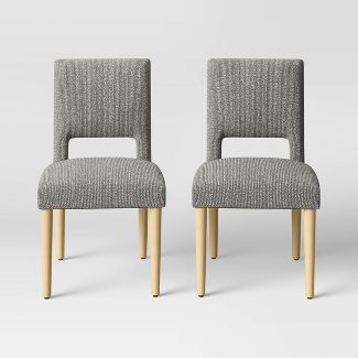 Photo 1 of 2pk York Open Back Dining Chairs - Threshold™


