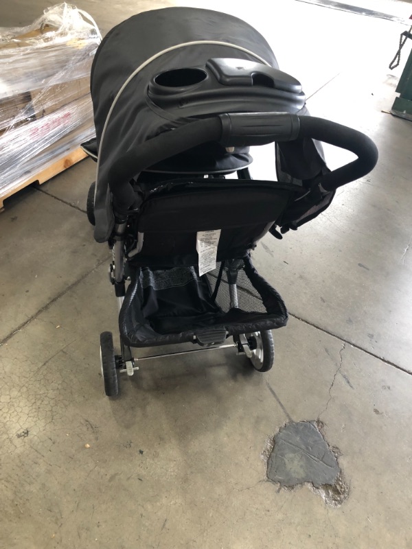 Photo 3 of Graco DuoGlider Double Stroller | Lightweight Double Stroller with Tandem Seating, Glacier
