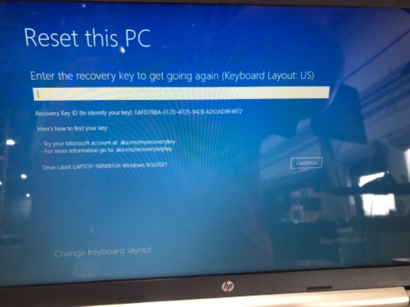 Photo 3 of ***LOCKED COULD NOT RESET ***HP 15.6" Laptop, Intel Core i3-1115G4, 8GB RAM, 256GB SSD, Windows 10 Home, Natural Silver, 15-dy2091wm
