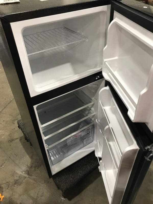 Photo 3 of **MINOR DAMAGE** Frigidaire EFR451 2 Door Refrigerator/Freezer, 4.6 cu ft, Platinum Series, Stainless Steel, Double
