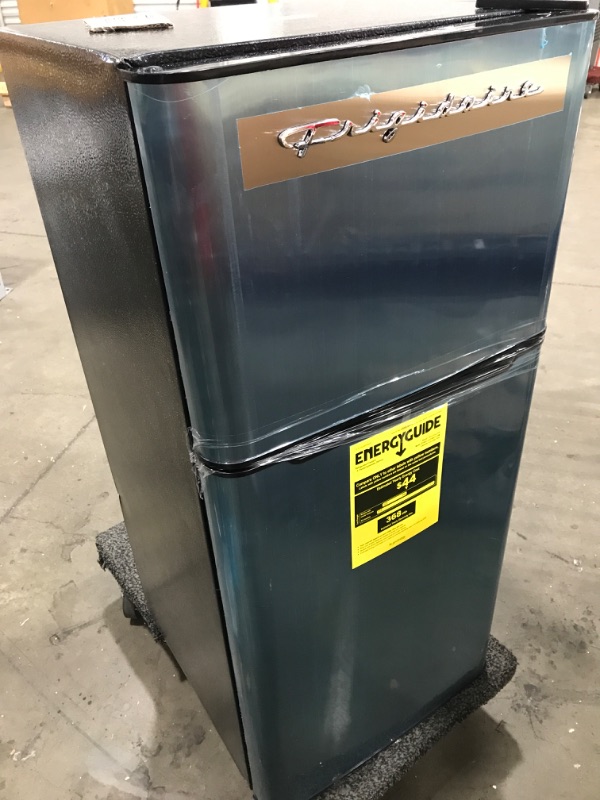 Photo 2 of **MINOR DAMAGE** Frigidaire EFR451 2 Door Refrigerator/Freezer, 4.6 cu ft, Platinum Series, Stainless Steel, Double
