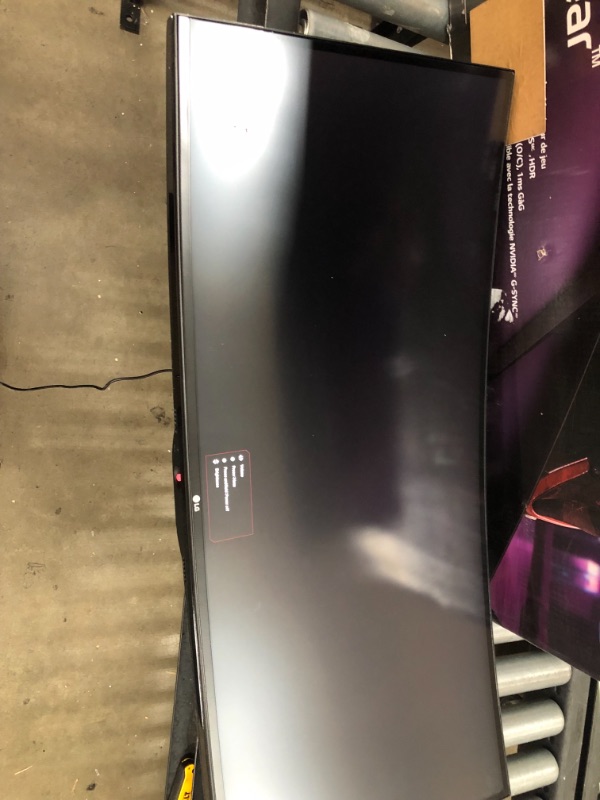 Photo 2 of LG 34GP83A-B 34 Inch 21: 9 UltraGear Curved QHD (3440 x 1440) 1ms Nano IPS Gaming Monitor with 160Hz and G-SYNC Compatibility - Black (34GP83A-B)
