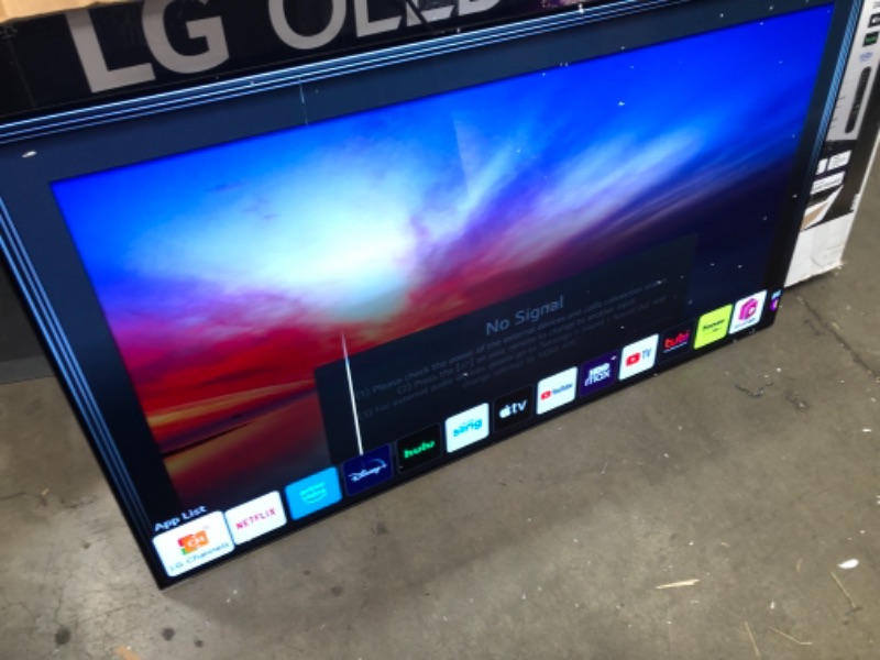 Photo 5 of ***SCREEN HAS A LINE ON IT***LG OLED C1 Series 65” Alexa Built-in 4k Smart TV, 120Hz Refresh Rate, AI-Powered 4K, Dolby Vision IQ and Dolby Atmos, WiSA Ready, Gaming Mode (OLED65C1PUB, 2021)

