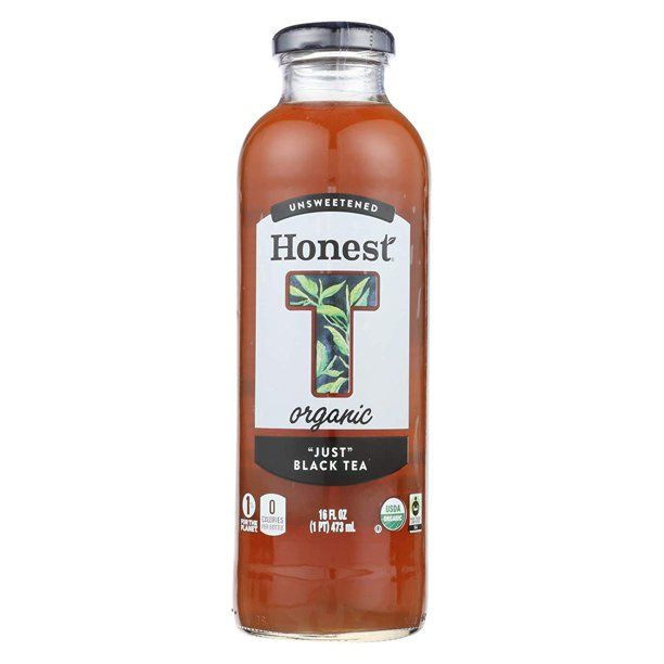 Photo 1 of *EXP: 04/24* (12 Bottles) Honest Just Unsweetened Black Tea, 16 Ounce
