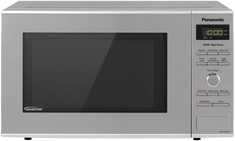 Photo 1 of Panasonic Microwave Oven NN-SD372S Stainless Steel Countertop/Built-In with Inverter Technology and Genius Sensor, 0.8 Cu. Ft, 950W
