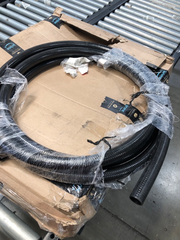 Photo 2 of Alpine Corporation 1-1/4 in. X 25 Ft. Schedule 40 Black PVC Ultra Flexible Hose for Koi Ponds, Irrigation, Water Gardens and More
