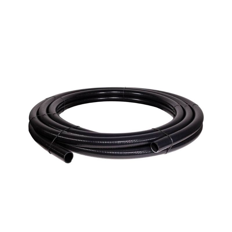 Photo 1 of Alpine Corporation 1-1/4 in. X 25 Ft. Schedule 40 Black PVC Ultra Flexible Hose for Koi Ponds, Irrigation, Water Gardens and More
