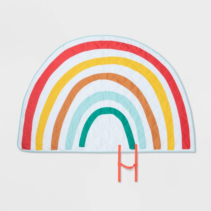 Photo 1 of Figural Rainbow Picnic Blanket - Sun Squad™
