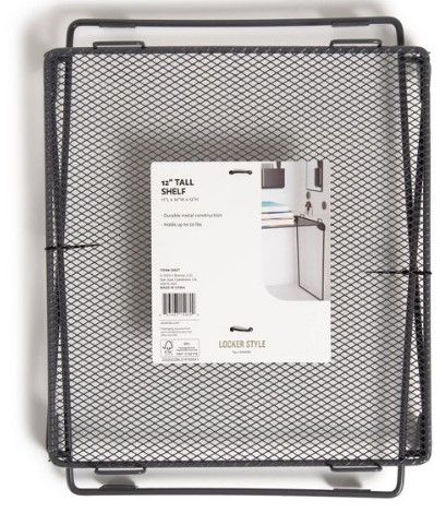 Photo 1 of 12" Mesh Locker Shelf - Gray - U Brands