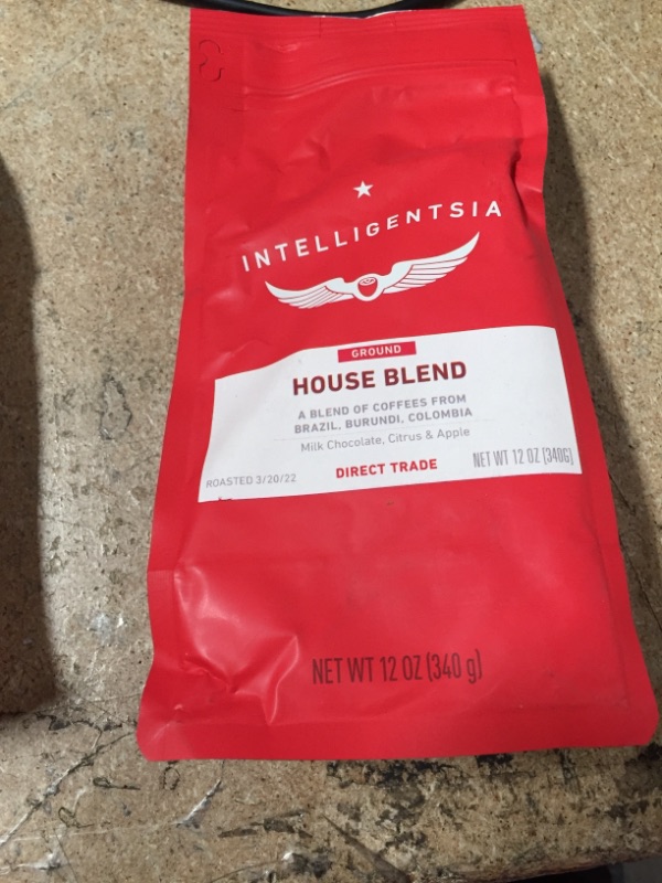 Photo 2 of ** EXPIRES JAN2022** NOT REFUNDABLE Intelligentsia Coffee, Light Roast Ground Coffee - House 12 Ounce Bag with Flavor Notes of Milk Chocolate, Citrus, and Apple
