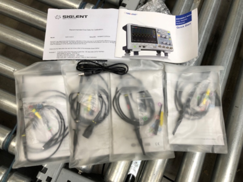 Photo 4 of (Not Functional - Parts Only) Siglent Technologies SDS1104X-E 100Mhz Digital Oscilloscope 4 channels Standard Decoder, Grey

