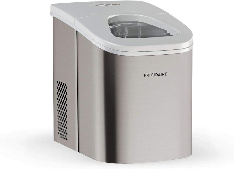 Photo 1 of Frigidaire EFIC117-SS 26 Pound Ice Maker, 26 lbs per day, Silver
