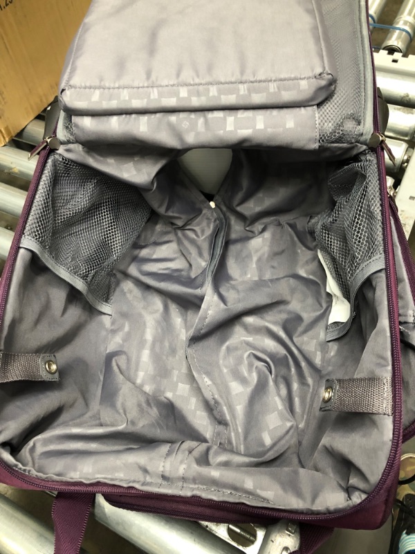 Photo 4 of Samsonite Underseat Carry-On Spinner with USB Port, Purple, One Size
