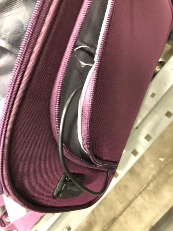 Photo 3 of Samsonite Underseat Carry-On Spinner with USB Port, Purple, One Size
