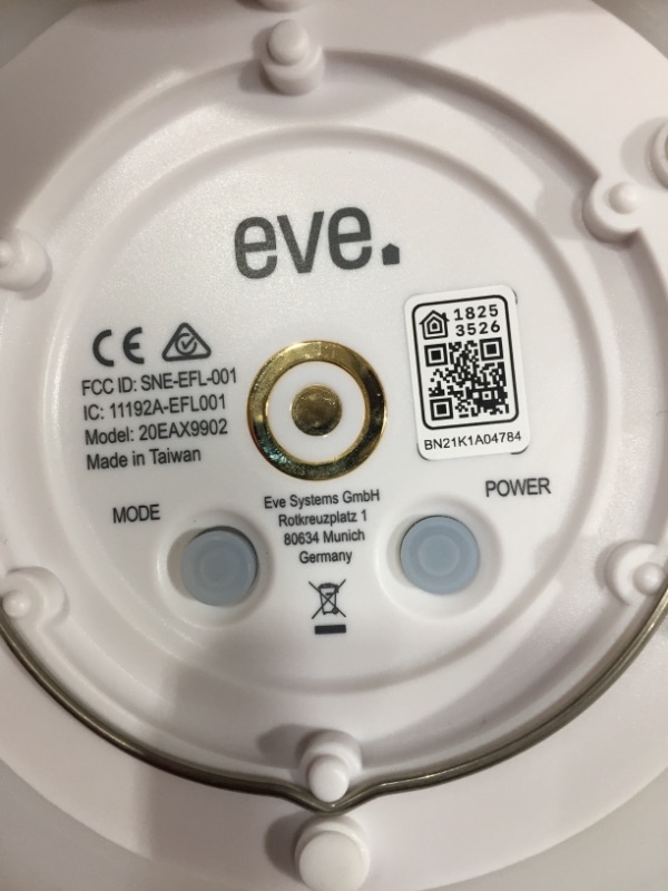 Photo 2 of Eve Flare - Apple HomeKit Smart Home Portable LED Lamp, IP65 Water Resistant, Wireless Charging
