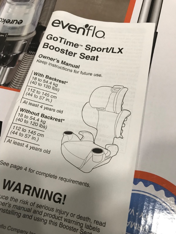 Photo 1 of evenflo gotime sport/lx booster seat