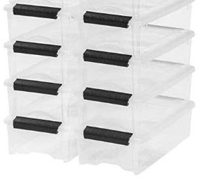Photo 1 of  Clear 6 quart stack 8 pack