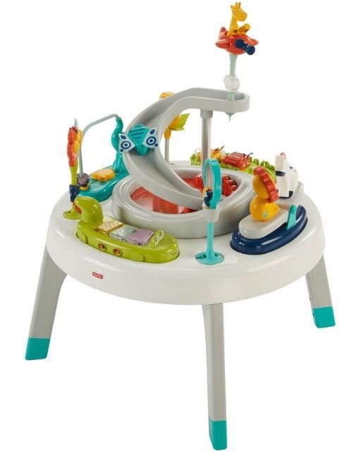 Photo 1 of Fisher-Price 2-in-1 Sit-to-Stand Activity Center - Safari

