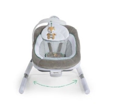 Photo 1 of Ingenuity Anyway Sway 5-Speed Multi-Direction Portable Baby Swing with Vibrations - Ray (Unisex)
