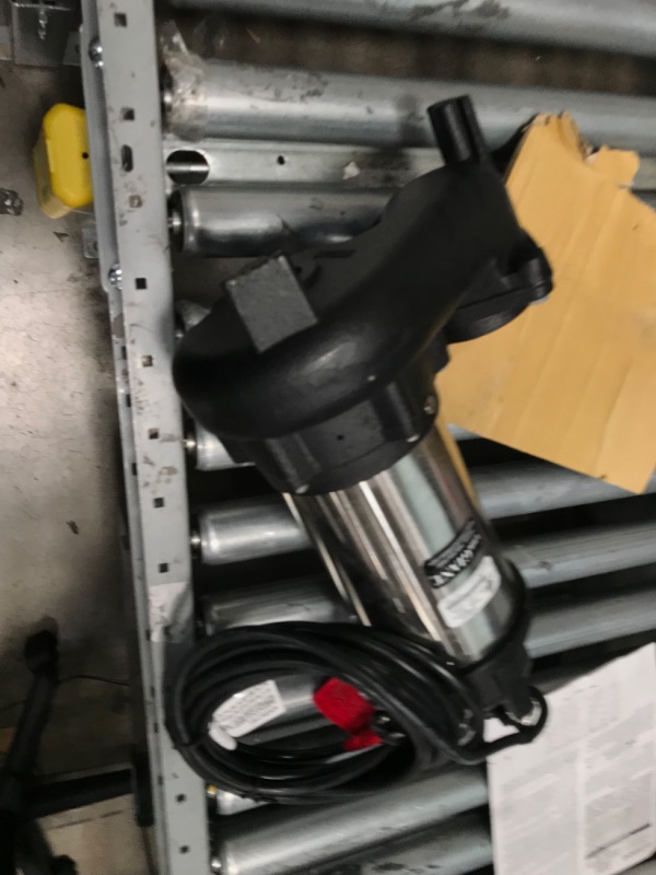 Photo 1 of **HAS DAMAGE ON THE BOTTOM**
Little Giant WGFP-100 1 HP Submersible Water Feature Pump, 19' Power Cord (566070)
