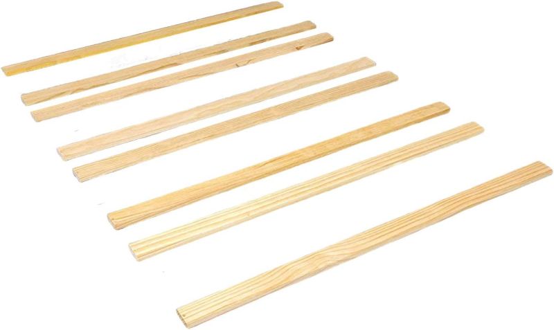 Photo 1 of 54 Inch Full/Double Size Solid Wood Support Bed Slats?for Use with CC KITS Crib Conversion Kits?Platform Frame for Mattress?Bunkie Board, Box Spring or Foundation Replacement Option set of 11