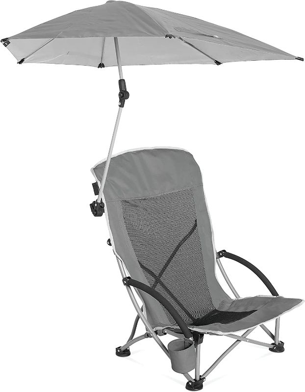 Photo 1 of Sport-Brella Beach Chair with UPF 50+ Adjustable Umbrella
