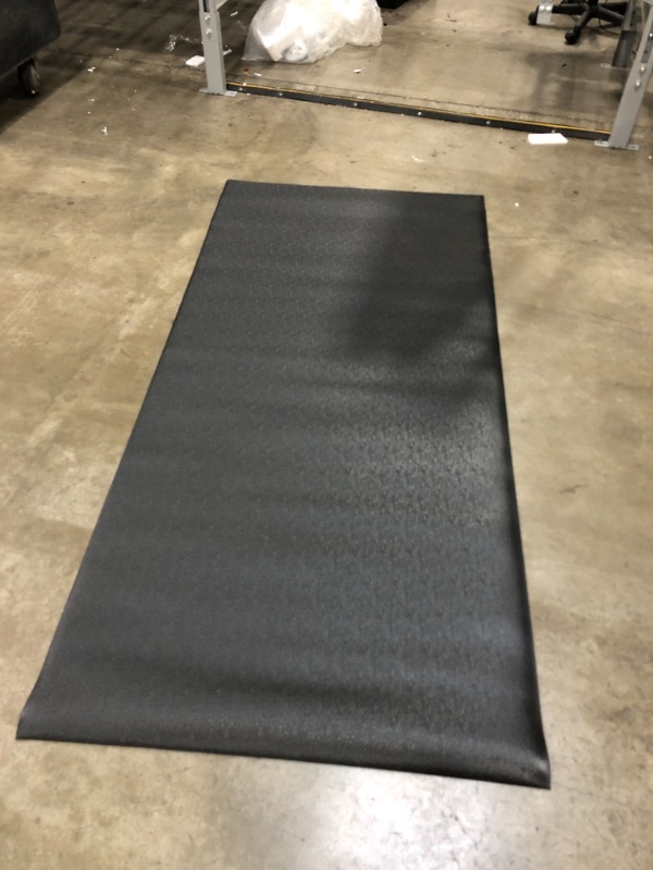 Photo 2 of Body-Solid Long Vinyl Floor Mat 6'-6" x 36" Black 