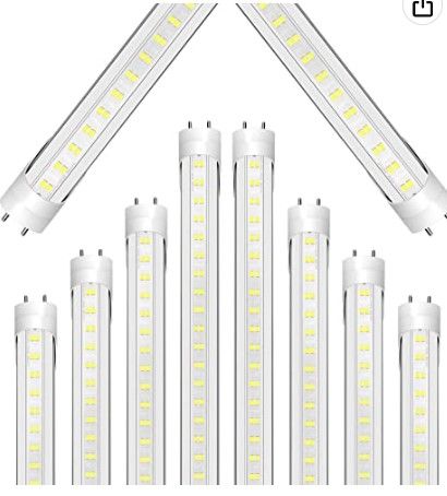 Photo 1 of ONLYLUX T8 Led Bulbs 4 Foot - F32T8 28W 4000 Lumens(Super Bright) 5000K, T12 Led 4ft Flourescent Tube Led Replacement, Ballast Bypass, Dual-End Powered, Daylight 10 Pack