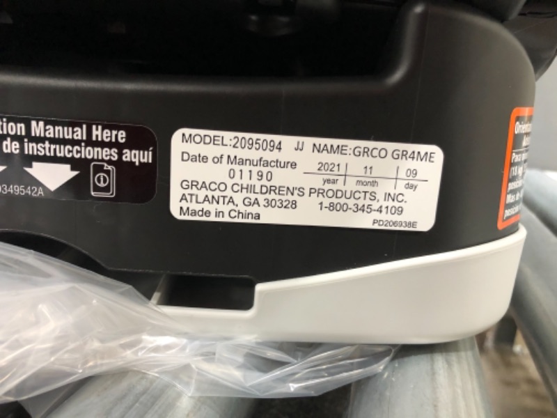 Photo 4 of Graco Grows4Me 4 in 1 Car Seat, Infant to Toddler Car Seat with 4 Modes, West Point