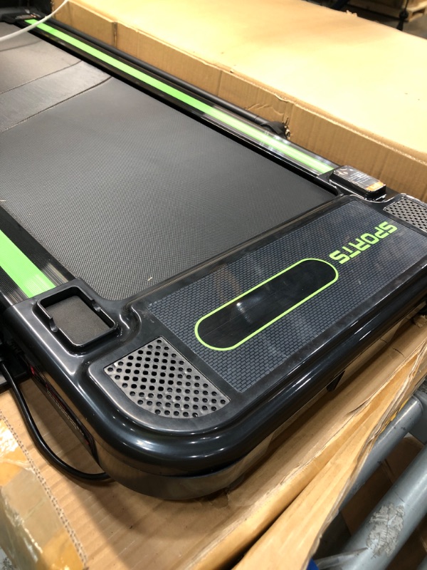 Photo 1 of THERUN 2 in 1 Under Desk Treadmill, Folding Treadmill 2.5HP with Remote Control, 0.6-7.6 mph, LED Display, Phone/Tablet Holder, Electric Walking Running Machine for Home Office, No Assembly Needed
