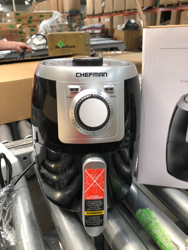 Photo 1 of Chefman 2.1-qt. Manual Air Fryer, Multicolor
