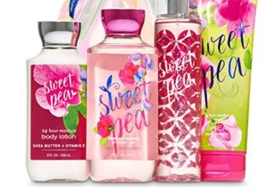 Photo 1 of Bath & Body Works Sweet Pea Iridescent Gift Kit - Shower Gel, Body Lotion, Body Cream & Fragrance Mist
