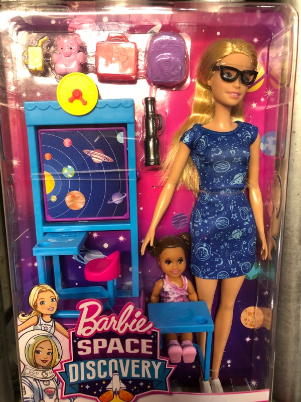 Photo 2 of ?Barbie Careers Space Discovery Dolls  Science Classroom Playset
