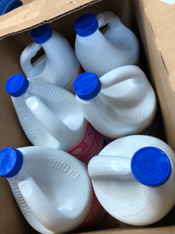 Photo 2 of 6 PACK - Clorox Bleach, Scented Splash-Less, Fresh Meadow - 2.41 qt