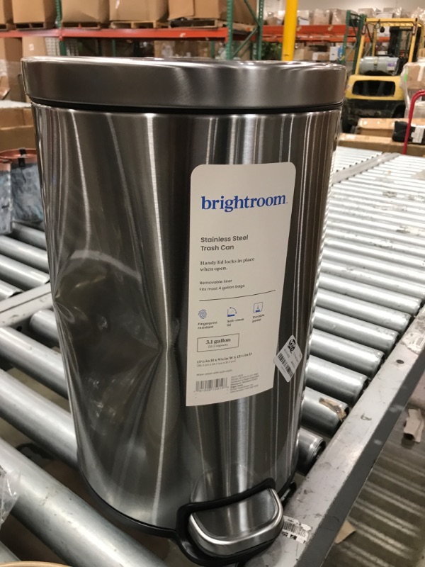 Photo 2 of 12L Round Step Trash Can - Brightroom™
