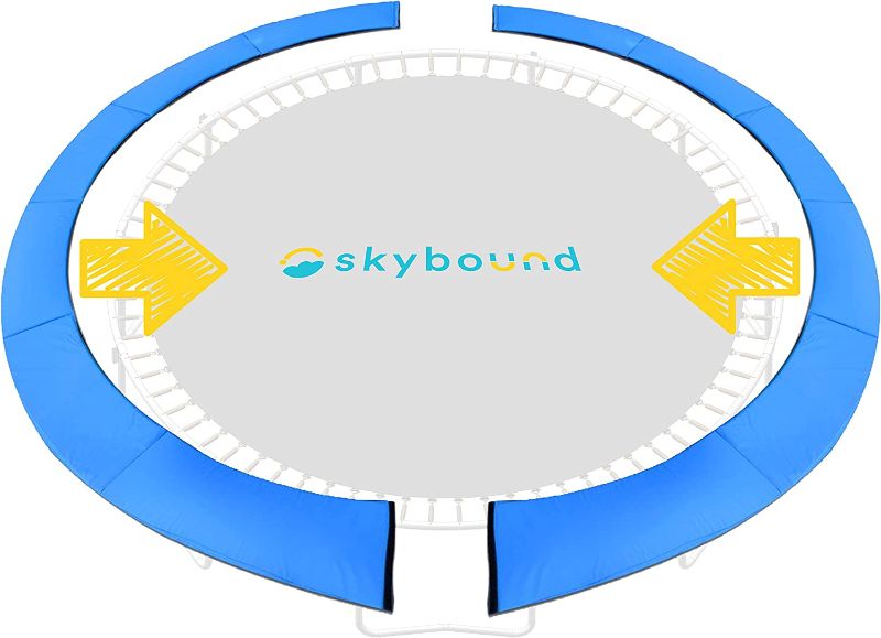 Photo 1 of 24X14X14in--SkyBound Universal Replacement Trampoline Safety Pad - Spring Cover Fits 8ft 10ft 12ft 14ft 15ft Frames - Comfortable, Long Lasting, and Water-Resistant
*SAFETY PAD ONLY*
